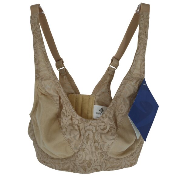Title Nine Our Own Lace Underwire Bra Underwire Lace Floral Full cups 32B - Picture 1 of 15